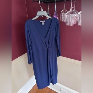 A Pea In the Pod navy blue dress